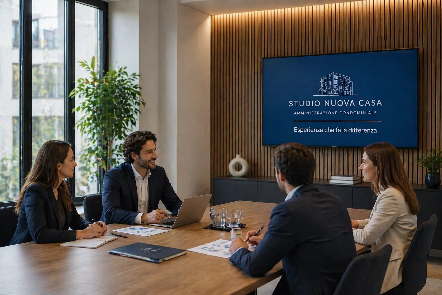 Riunione nello Studio Nuova Casa